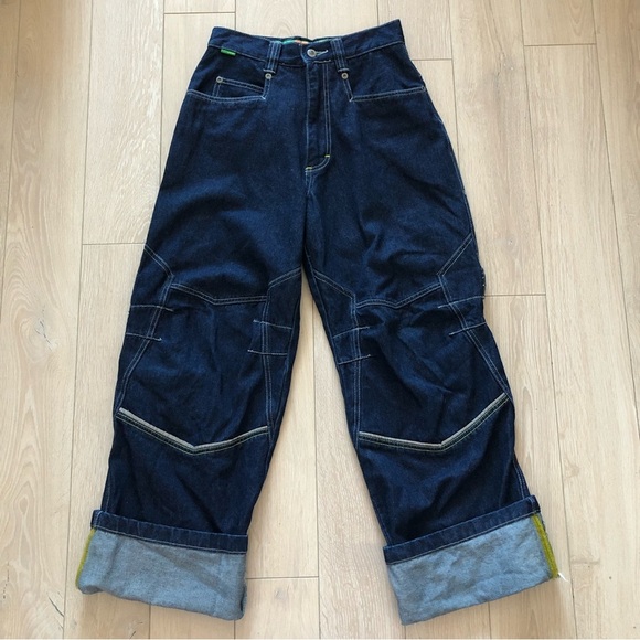 Vintage Kikwear K-Net Detailed High Rise Carpenter Jeans - Picture 2 of 15